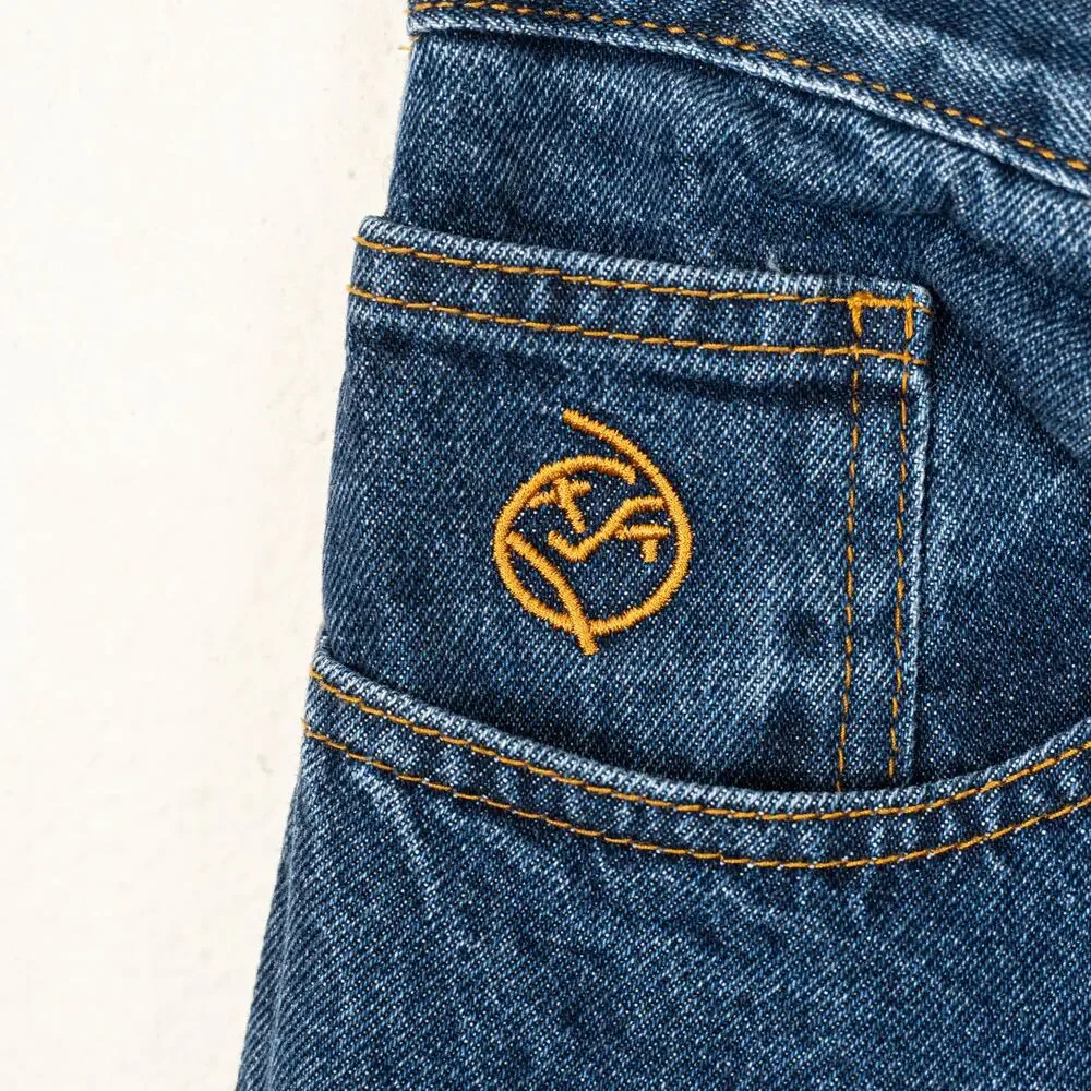 POLAR SKATE CO. Big Boy Pant Jeans Dark Blue size Medium